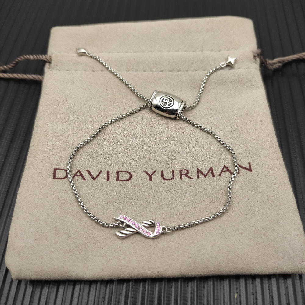 David Yurman Pink Knotted Bracelet